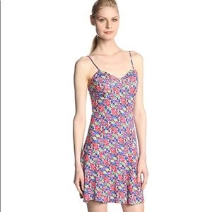 Jessica Simpson Raven Tank Dress Hibiscus Floral